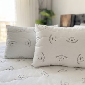 Kapitoneli Pamuk Yastık - Linnda Home